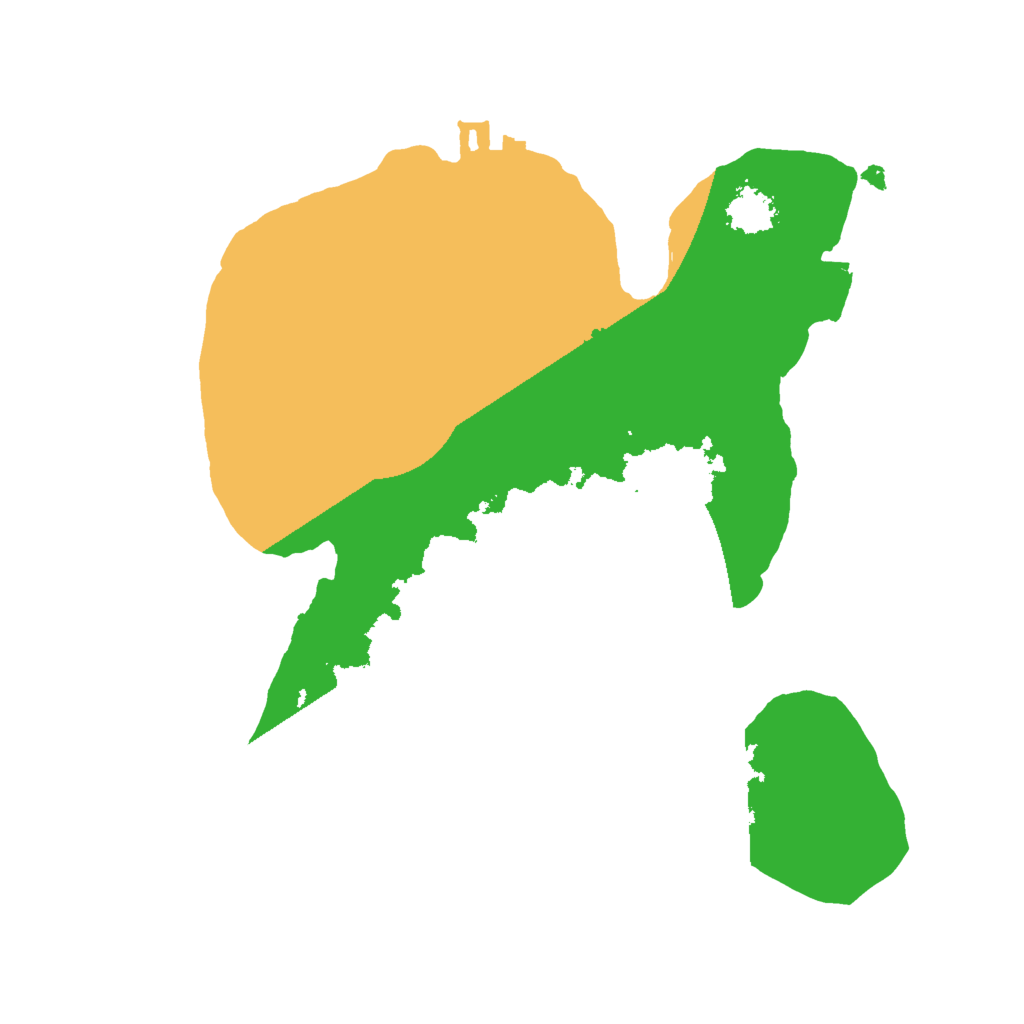 Biome Rust Map: Procedural Map, Size: 2000, Seed: 1451251915