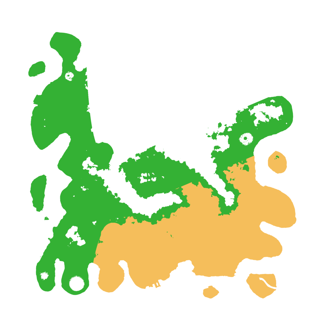 Biome Rust Map: Procedural Map, Size: 3850, Seed: 46994334