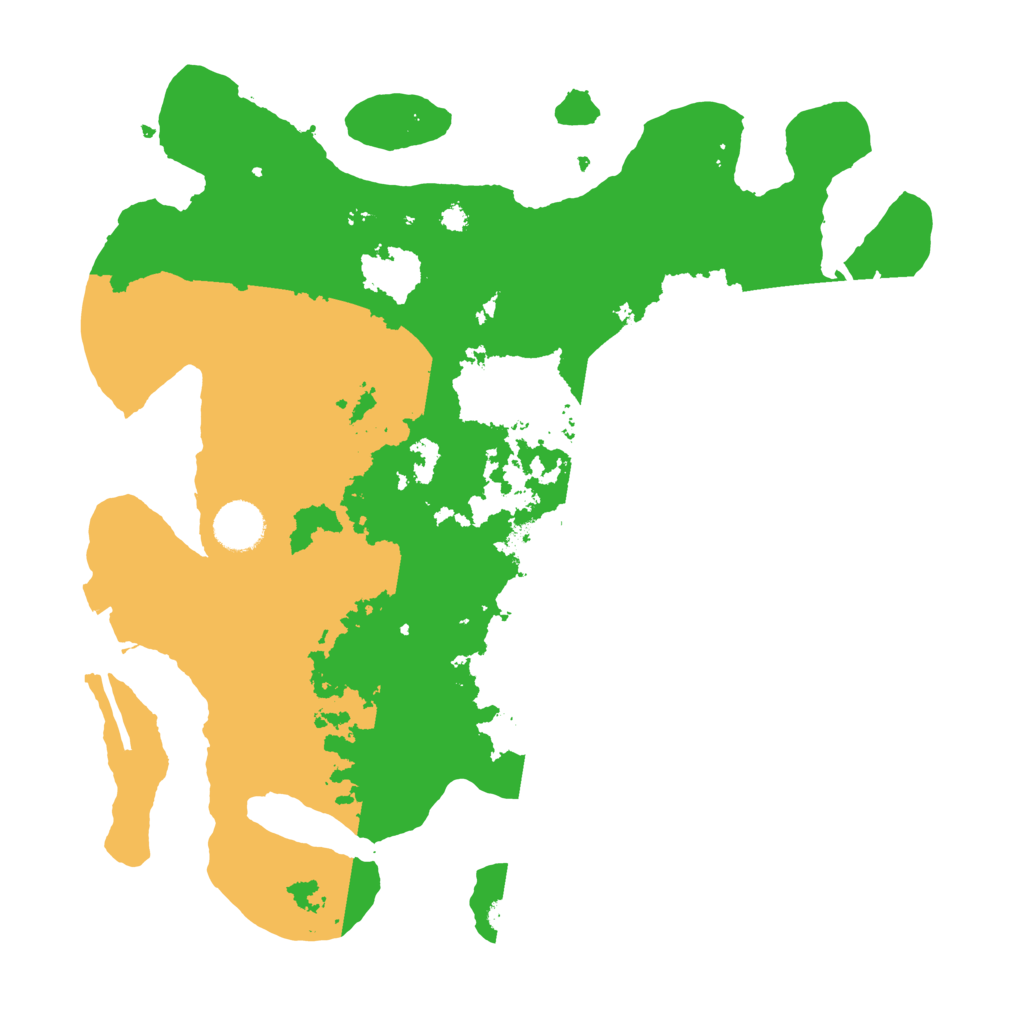 Biome Rust Map: Procedural Map, Size: 3600, Seed: 11112539