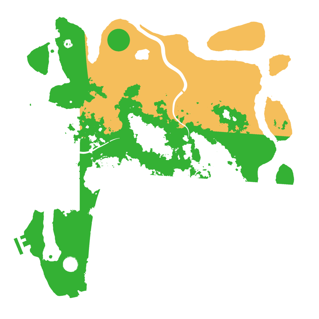 Biome Rust Map: Procedural Map, Size: 3750, Seed: 316683