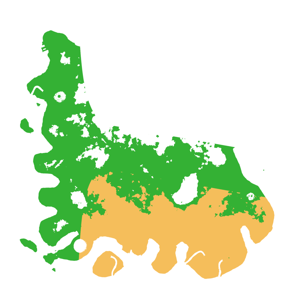 Biome Rust Map: Procedural Map, Size: 4000, Seed: 5185