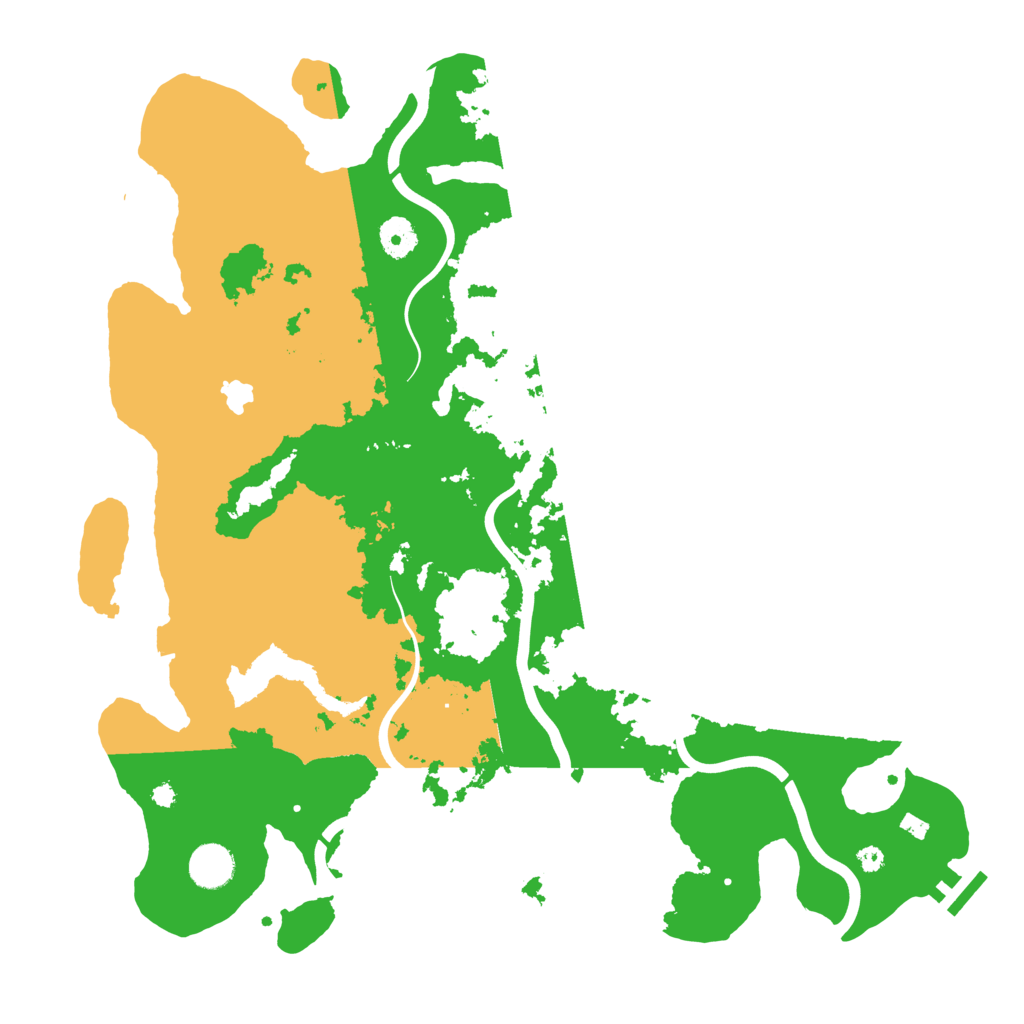 Biome Rust Map: Procedural Map, Size: 4000, Seed: 62407744