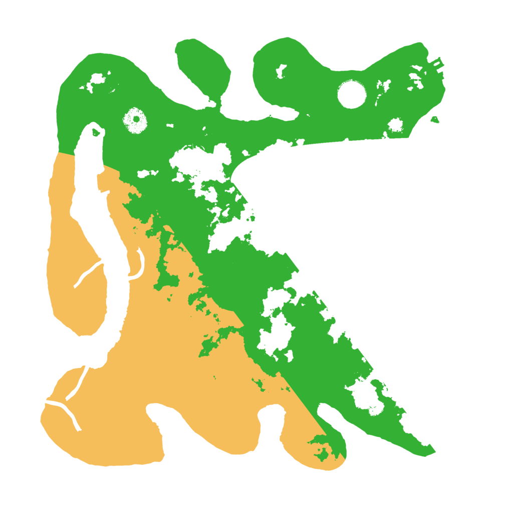 Biome Rust Map: Procedural Map, Size: 3200, Seed: 3254675