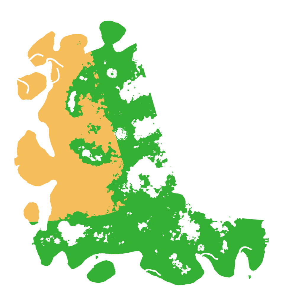 Biome Rust Map: Procedural Map, Size: 4500, Seed: 427639191