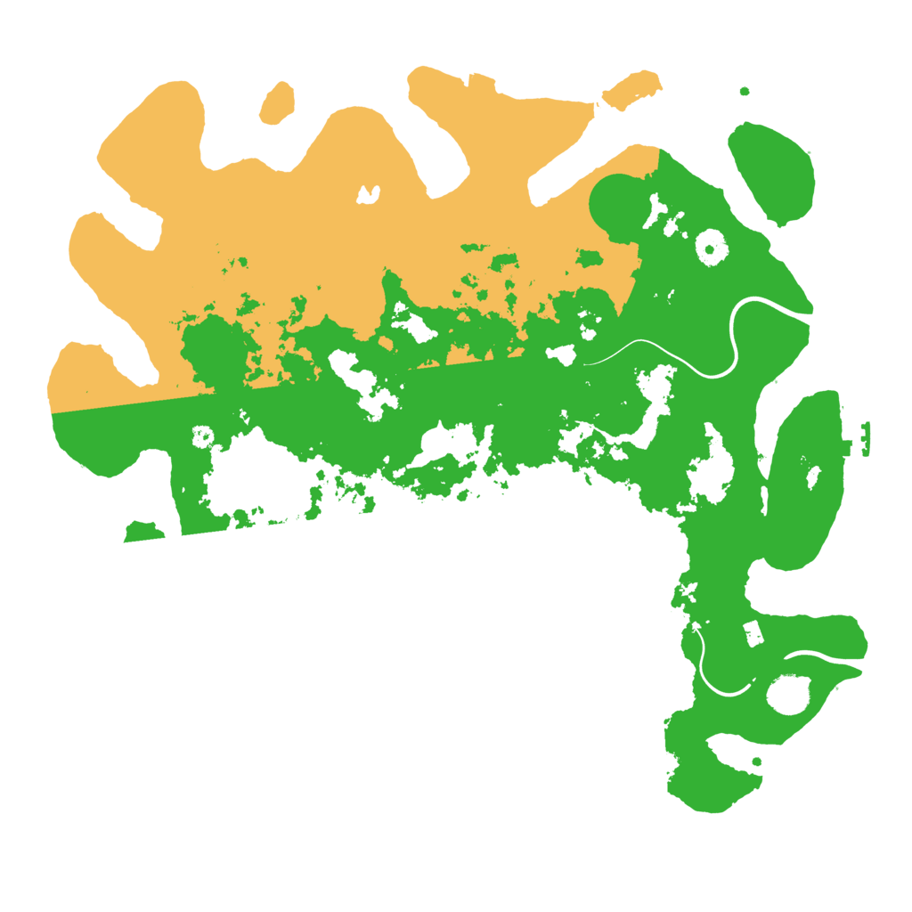 Biome Rust Map: Procedural Map, Size: 4000, Seed: 74350050