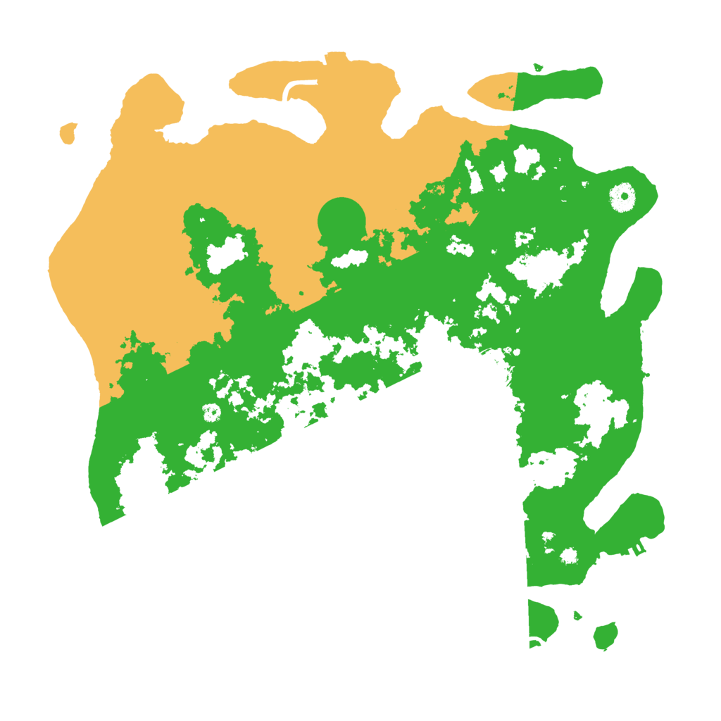 Biome Rust Map: Procedural Map, Size: 3950, Seed: 55300674