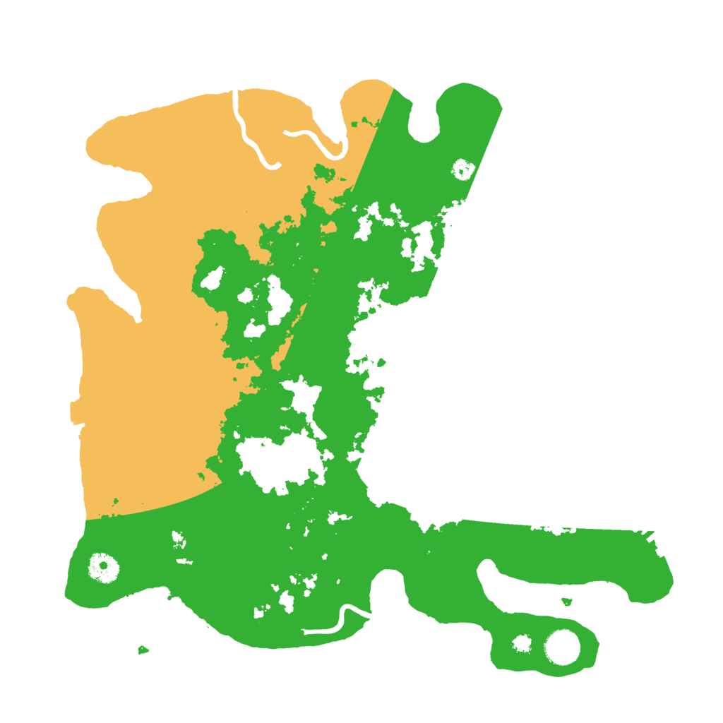 Biome Rust Map: Procedural Map, Size: 3600, Seed: 18983338