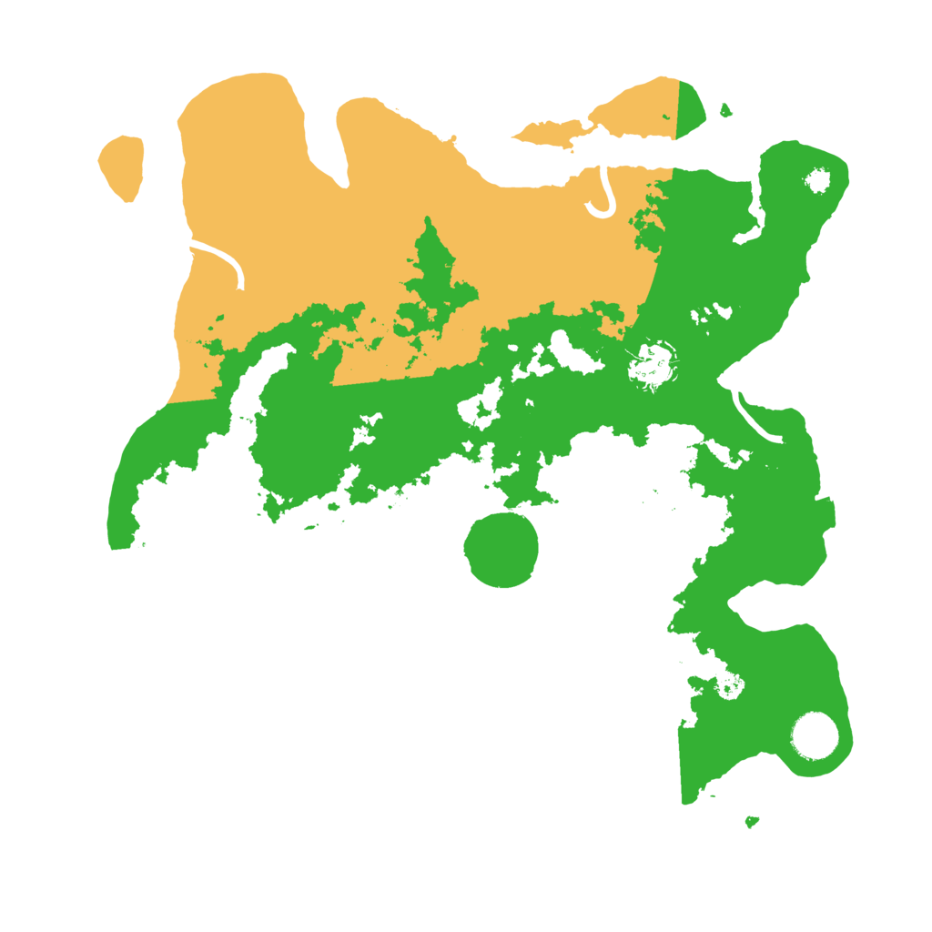 Biome Rust Map: Procedural Map, Size: 3500, Seed: 2087774181
