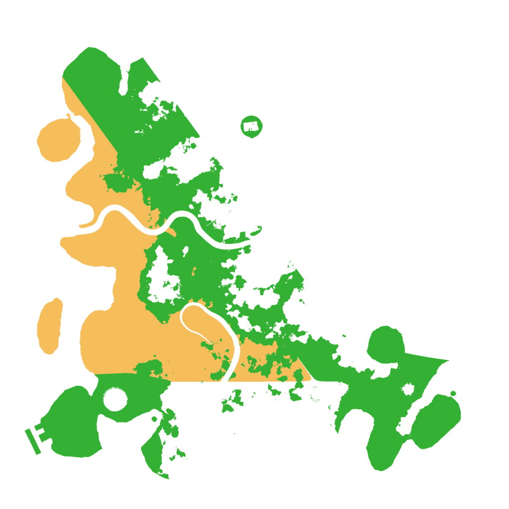 Biome Rust Map: Procedural Map, Size: 3800, Seed: 97458089