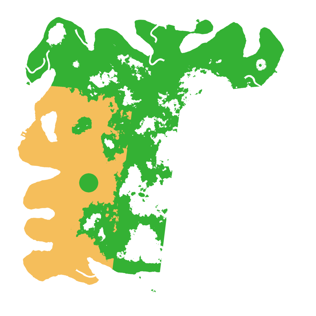 Biome Rust Map: Procedural Map, Size: 4400, Seed: 71820557