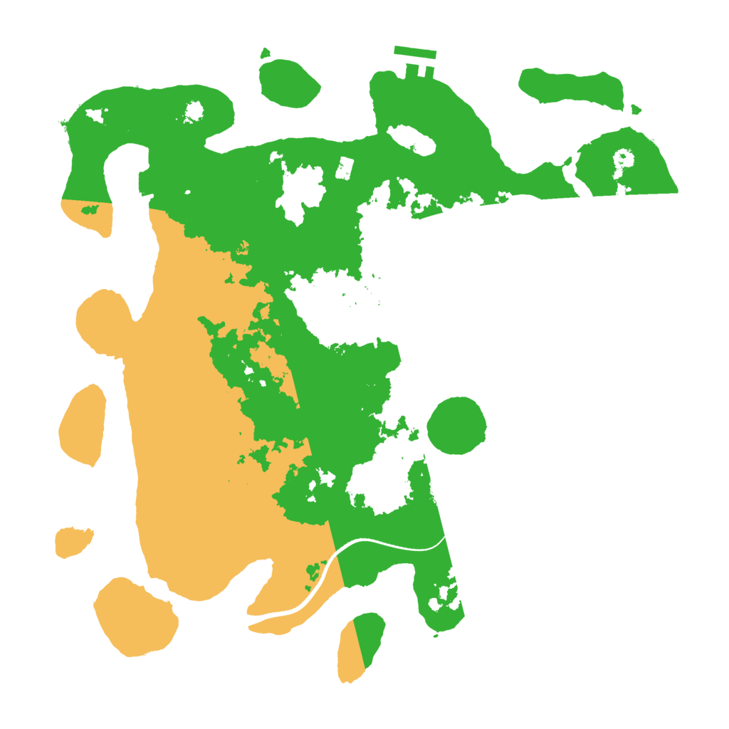 Biome Rust Map: Procedural Map, Size: 3500, Seed: 8404366