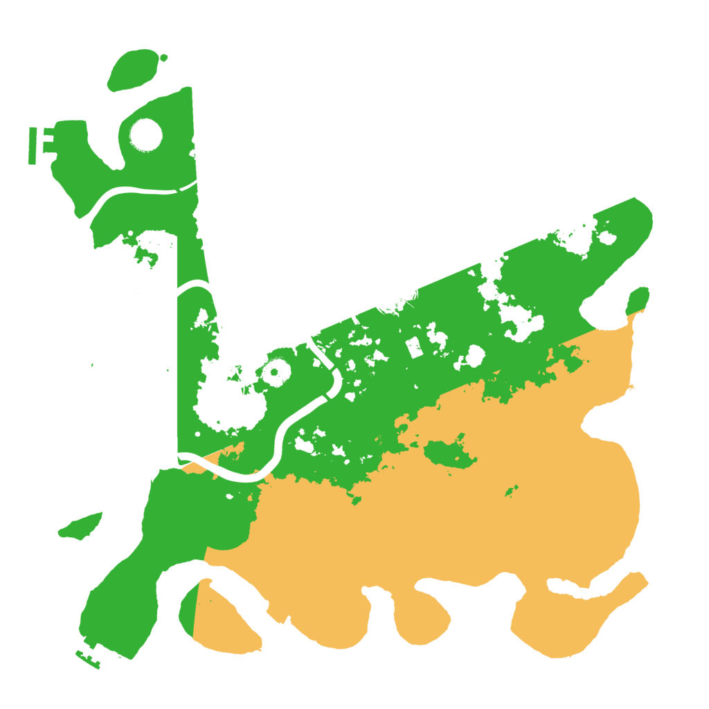 Biome Rust Map: Procedural Map, Size: 3850, Seed: 32176469