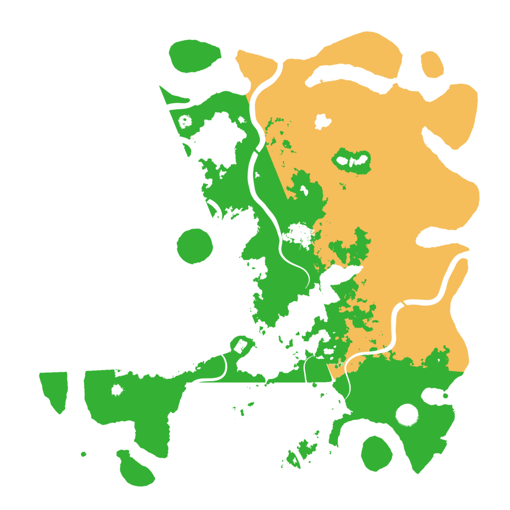 Biome Rust Map: Procedural Map, Size: 4050, Seed: 1886615215