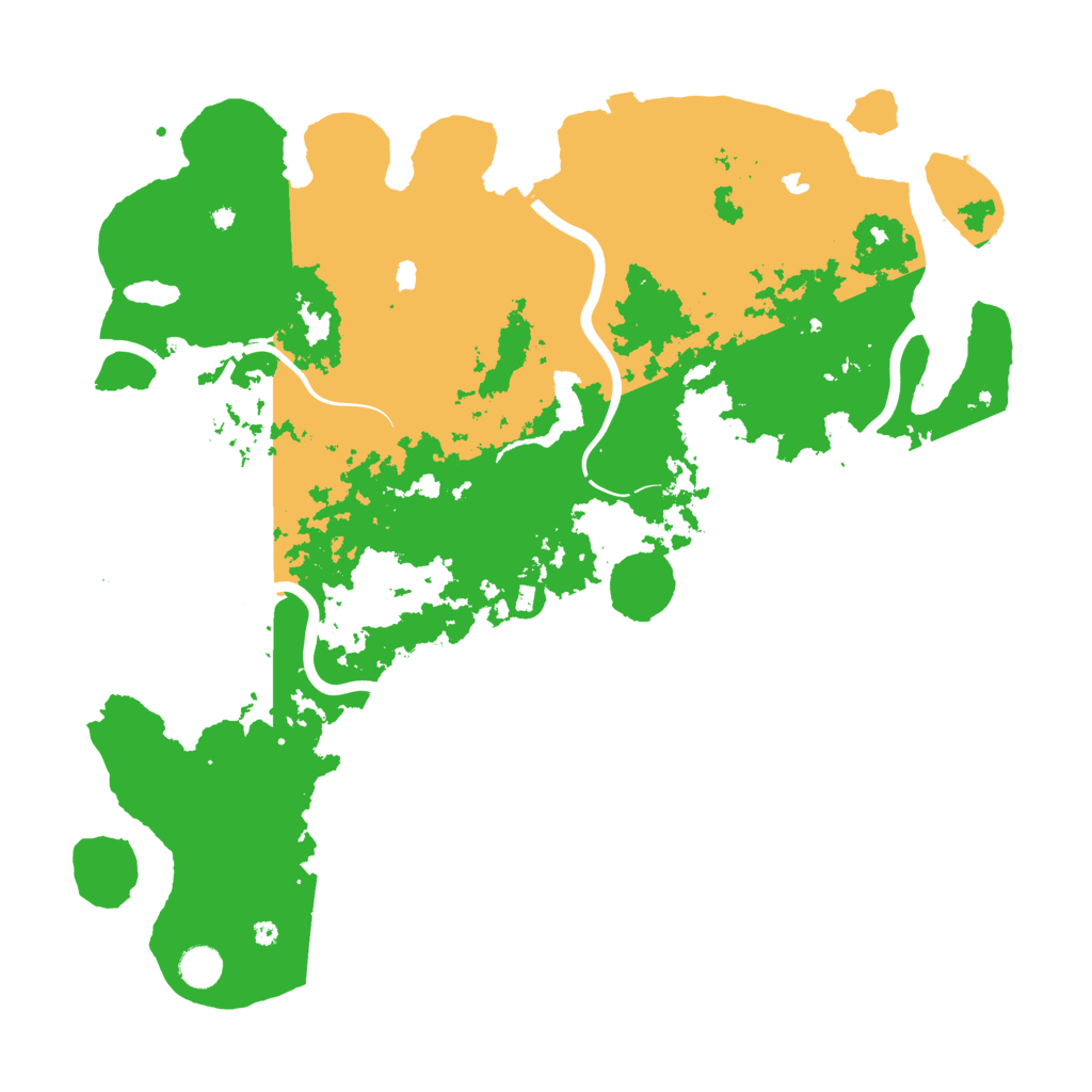 Biome Rust Map: Procedural Map, Size: 4500, Seed: 7090
