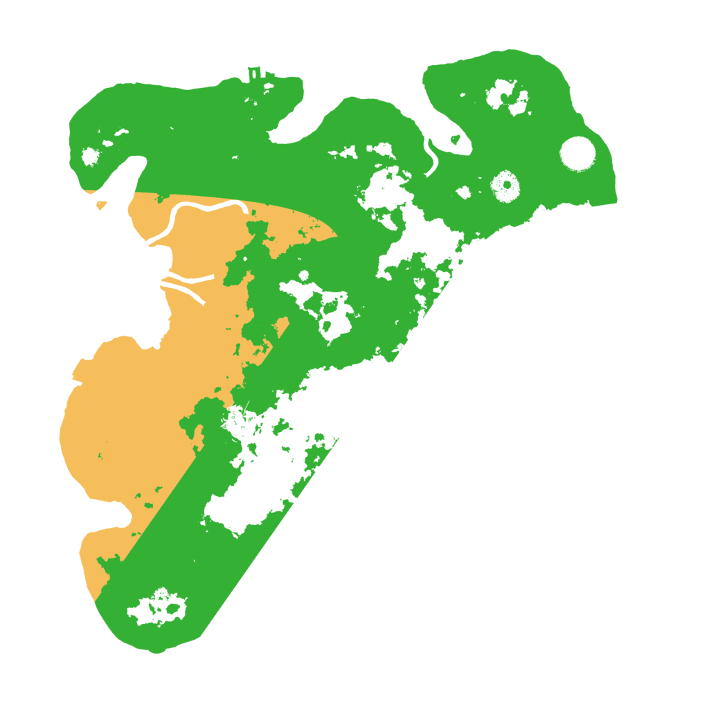 Biome Rust Map: Procedural Map, Size: 3600, Seed: 85747392