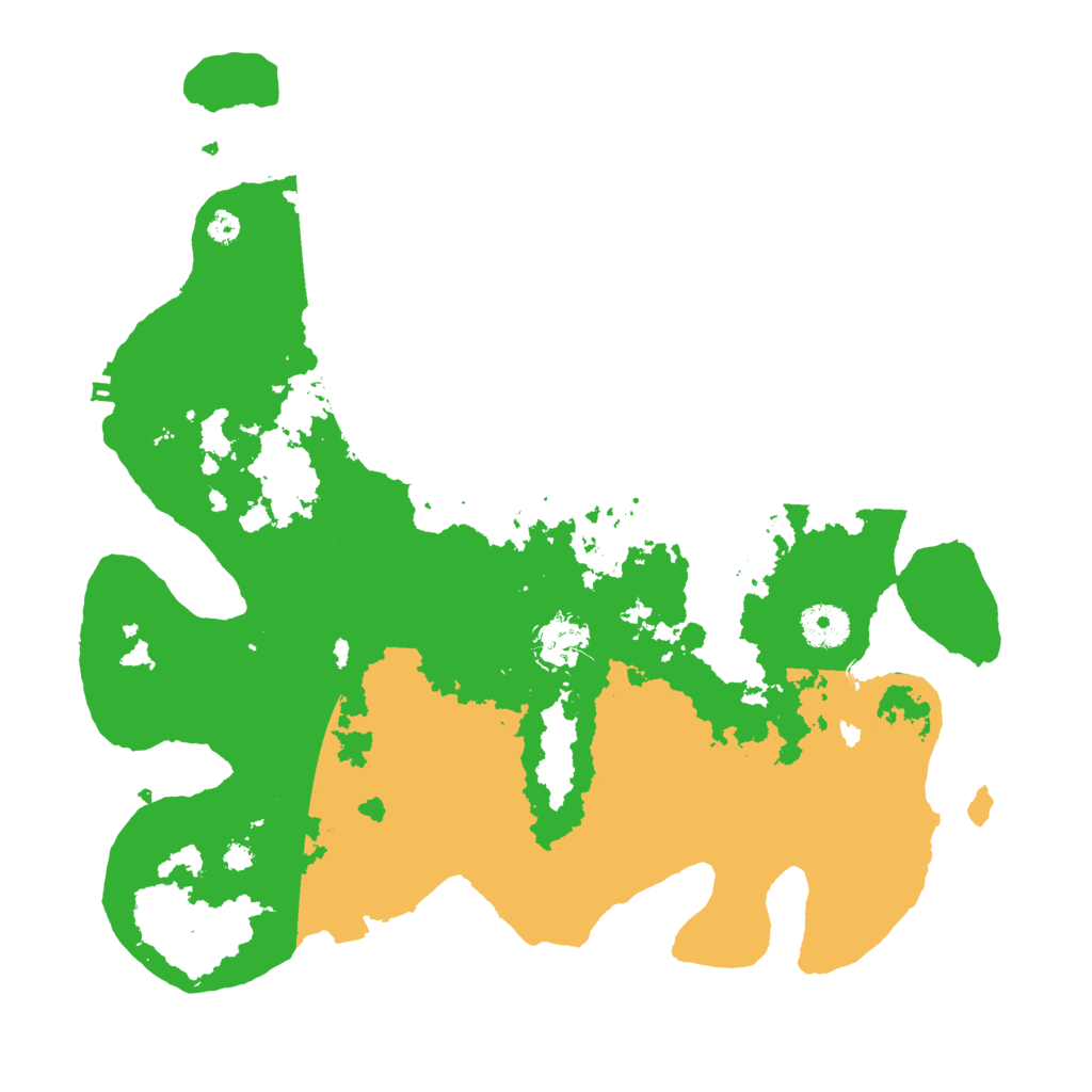 Biome Rust Map: Procedural Map, Size: 3550, Seed: 71118708