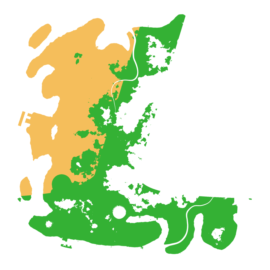 Biome Rust Map: Procedural Map, Size: 3650, Seed: 89397472