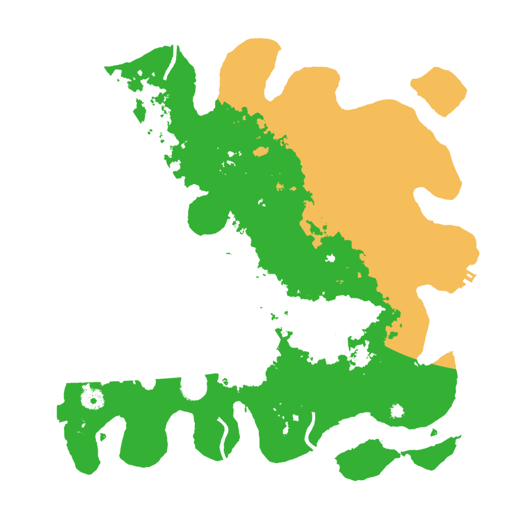 Biome Rust Map: Procedural Map, Size: 3500, Seed: 1244863064