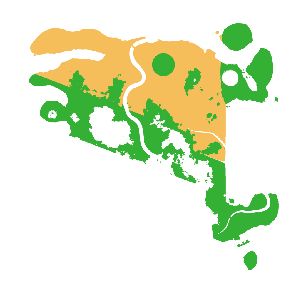 Biome Rust Map: Procedural Map, Size: 3500, Seed: 1497108783