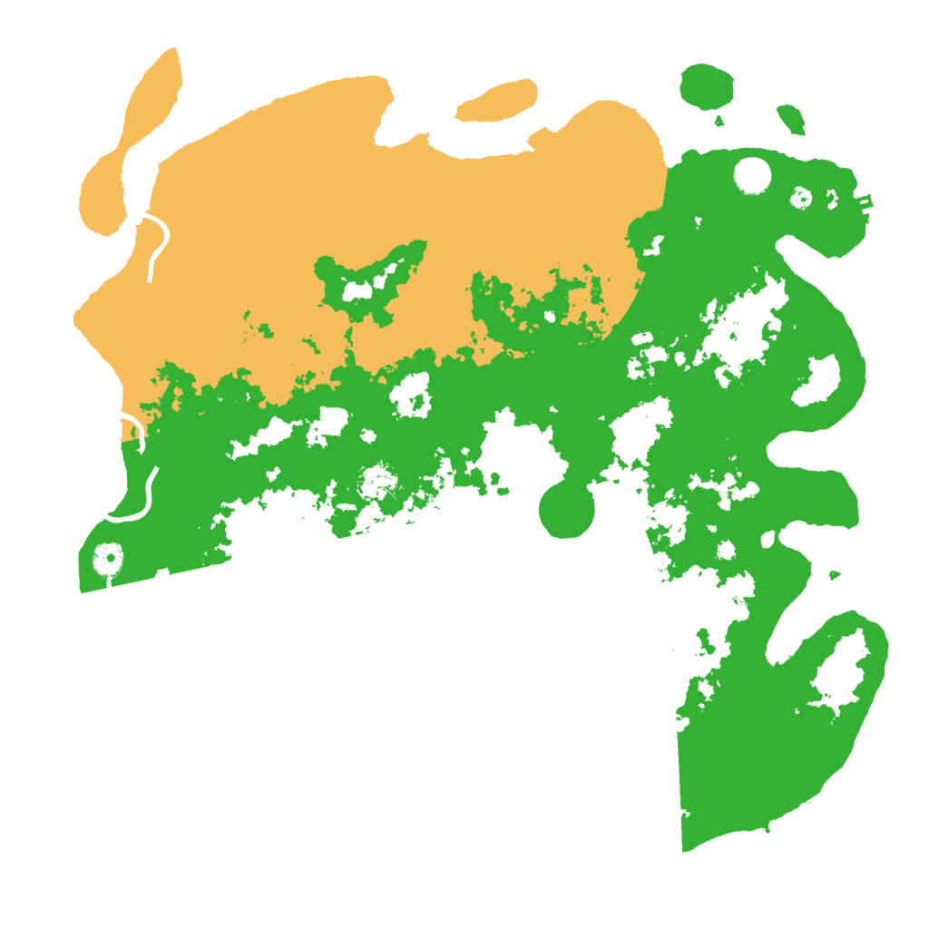 Biome Rust Map: Procedural Map, Size: 4400, Seed: 57516530