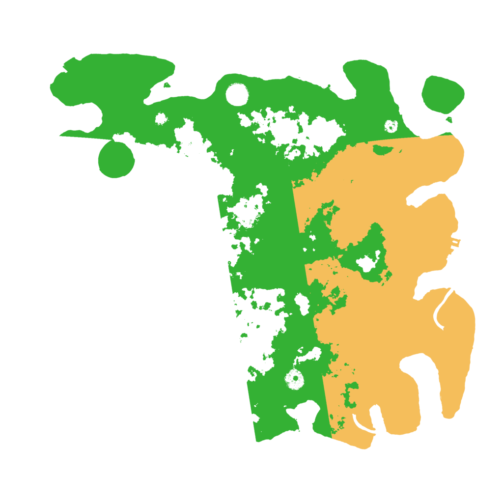 Biome Rust Map: Procedural Map, Size: 3900, Seed: 26245147