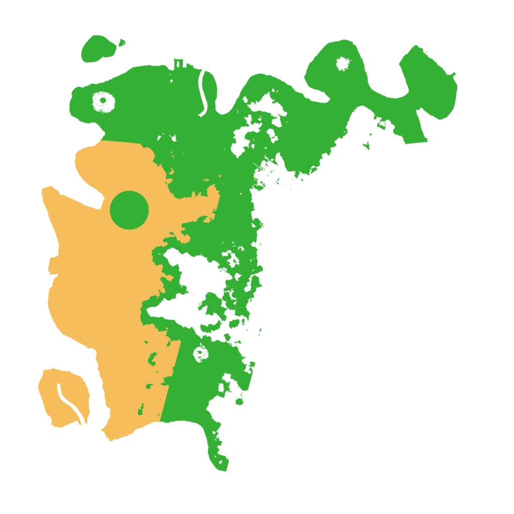 Biome Rust Map: Procedural Map, Size: 3500, Seed: 1507987418