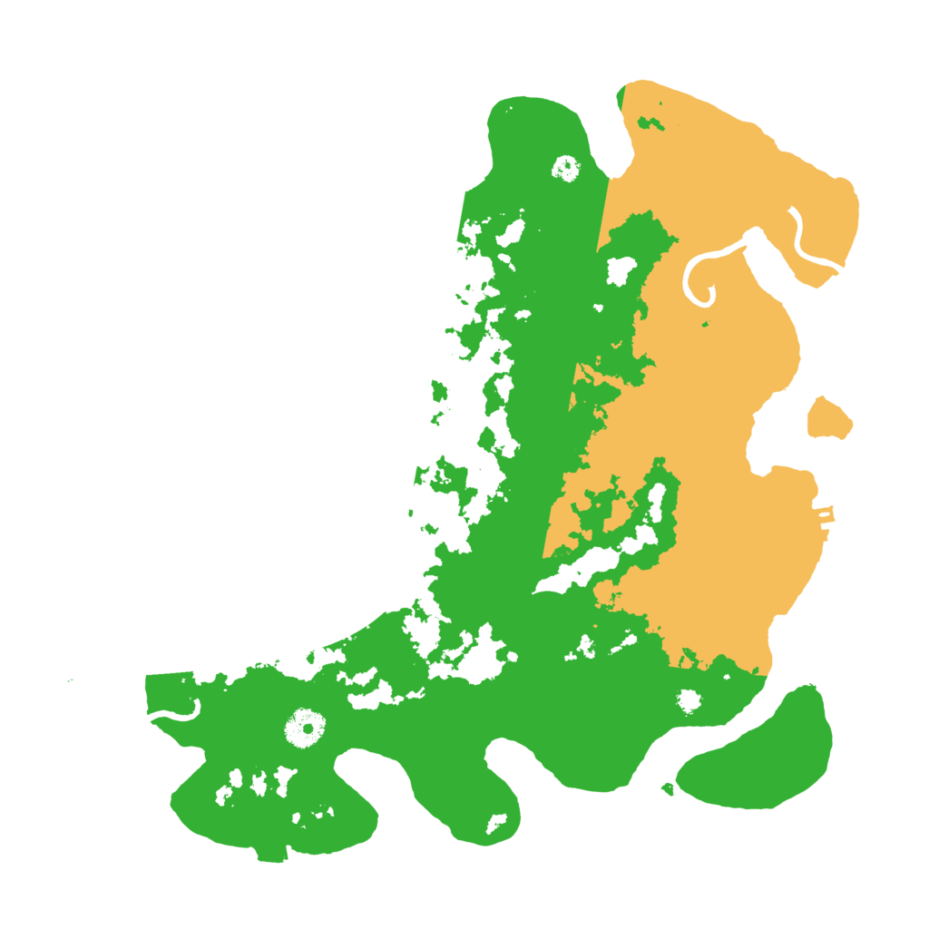 Biome Rust Map: Procedural Map, Size: 3600, Seed: 67609272