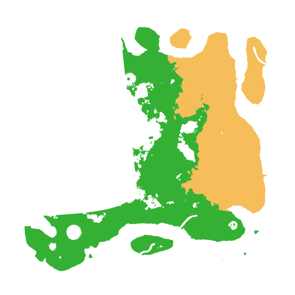 Biome Rust Map: Procedural Map, Size: 3500, Seed: 1564645645