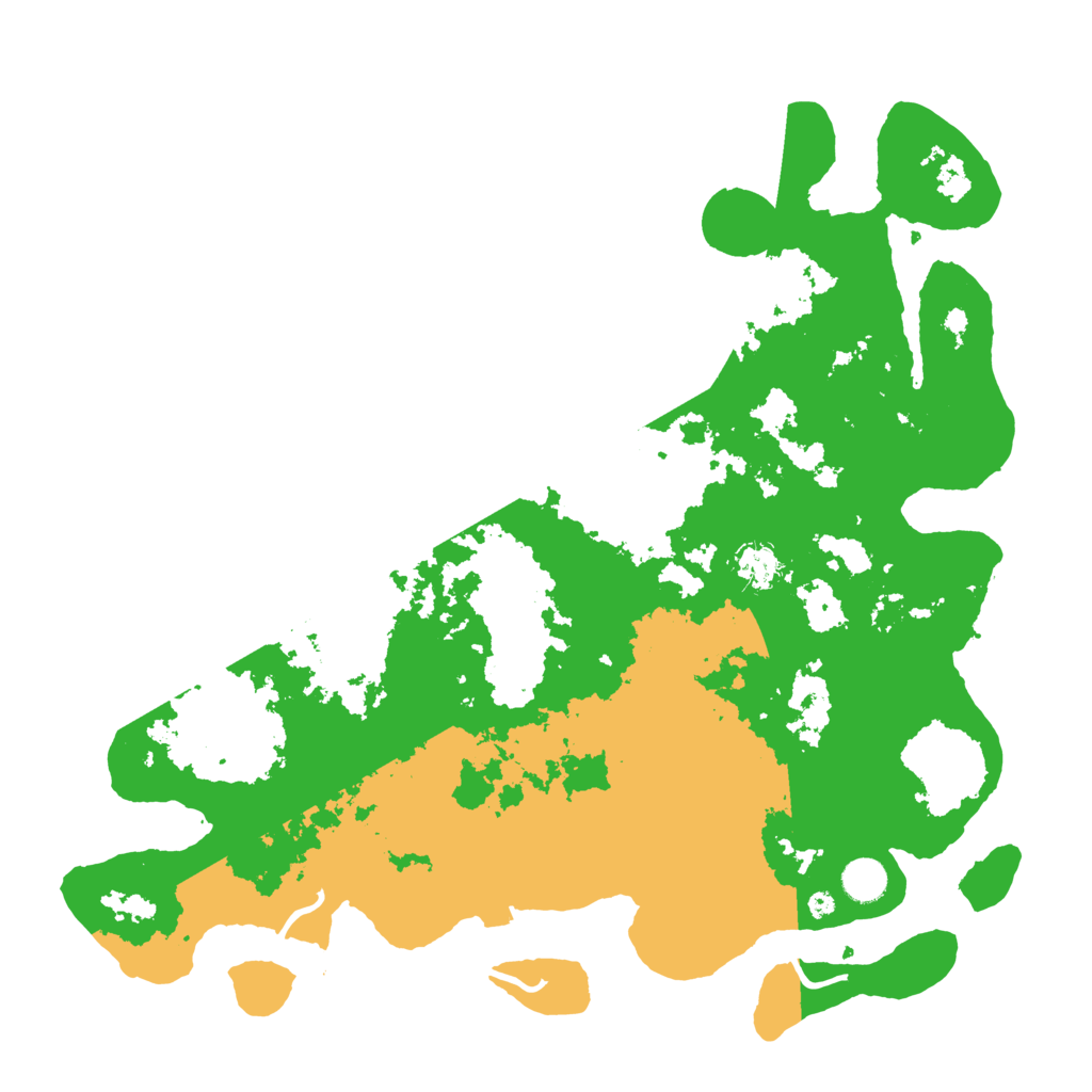 Biome Rust Map: Procedural Map, Size: 4300, Seed: 54833289