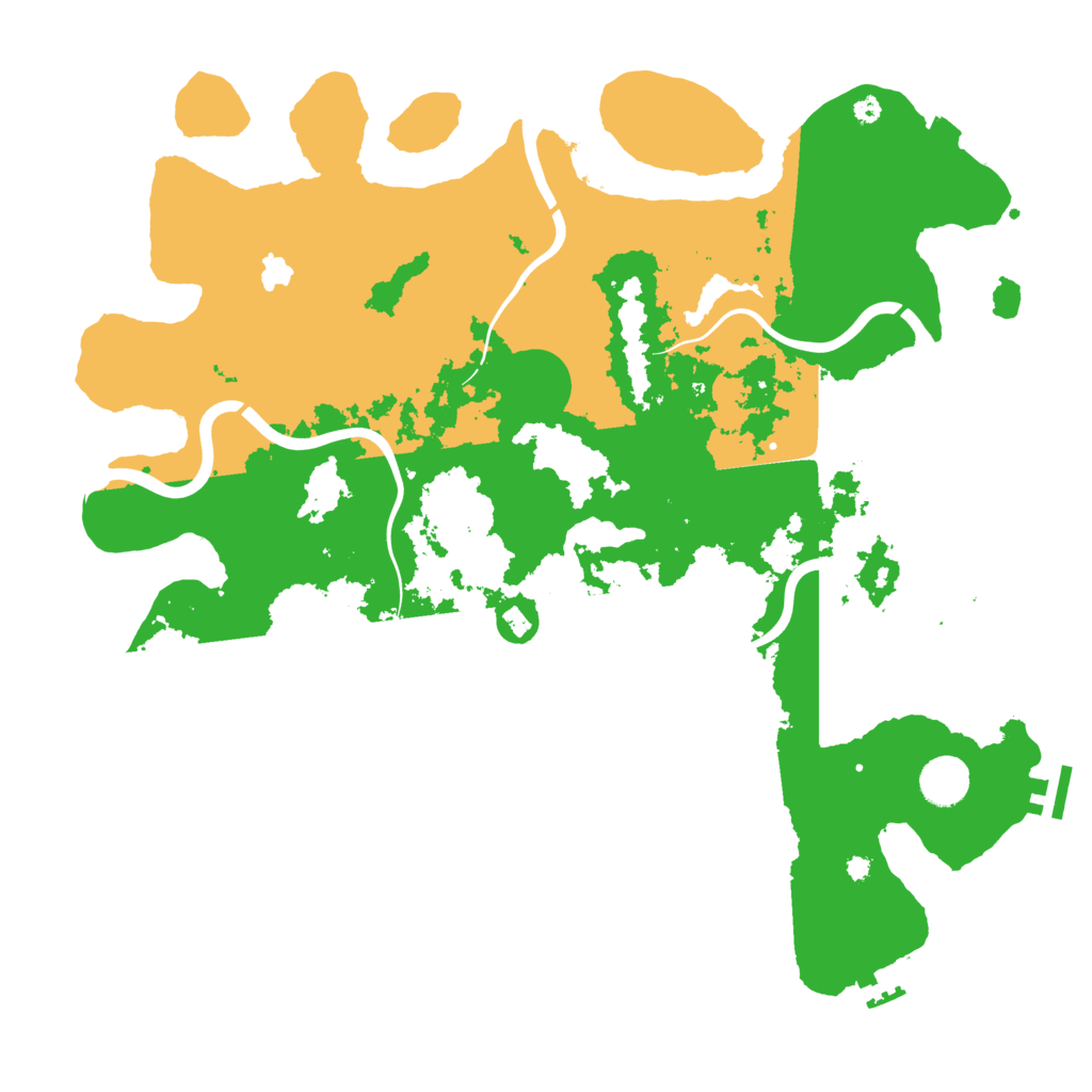 Biome Rust Map: Procedural Map, Size: 4100, Seed: 43324519