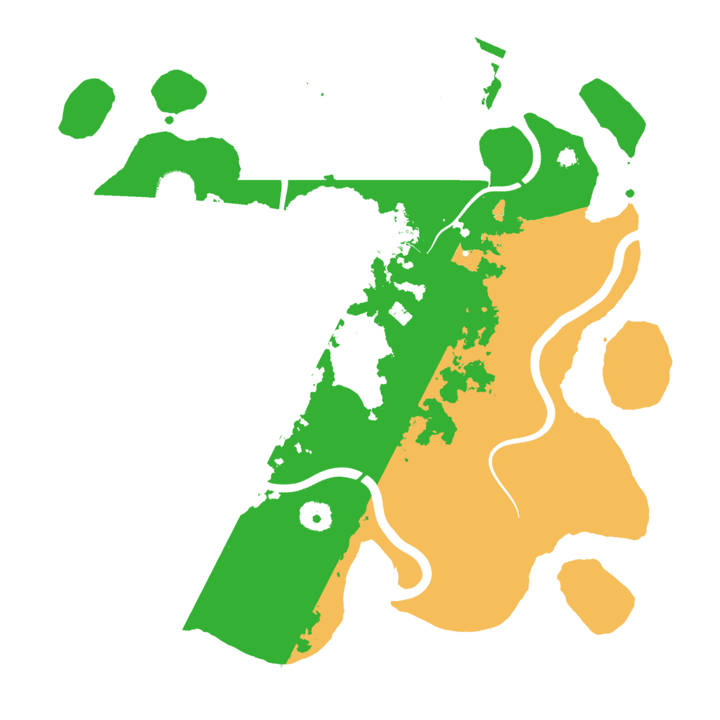 Biome Rust Map: Procedural Map, Size: 3450, Seed: 49707728