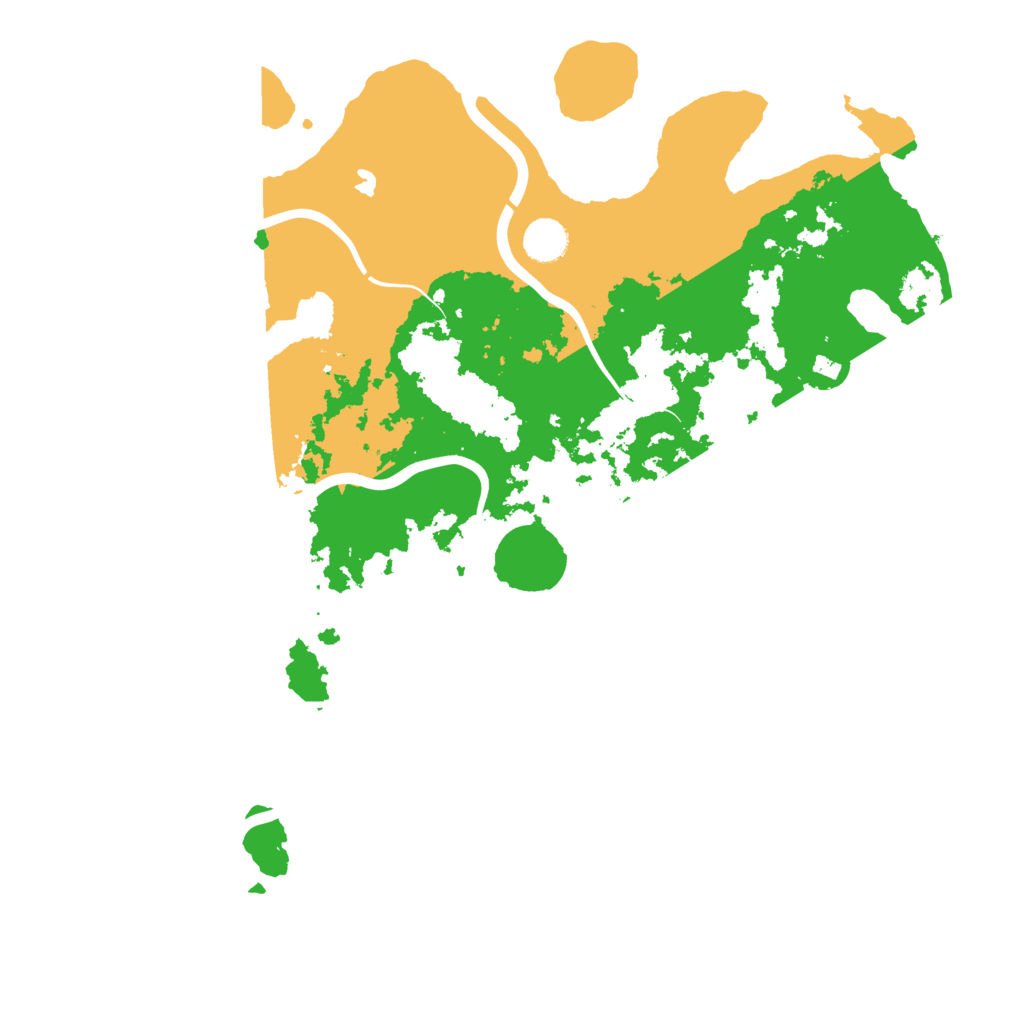 Biome Rust Map: Procedural Map, Size: 4100, Seed: 73058743