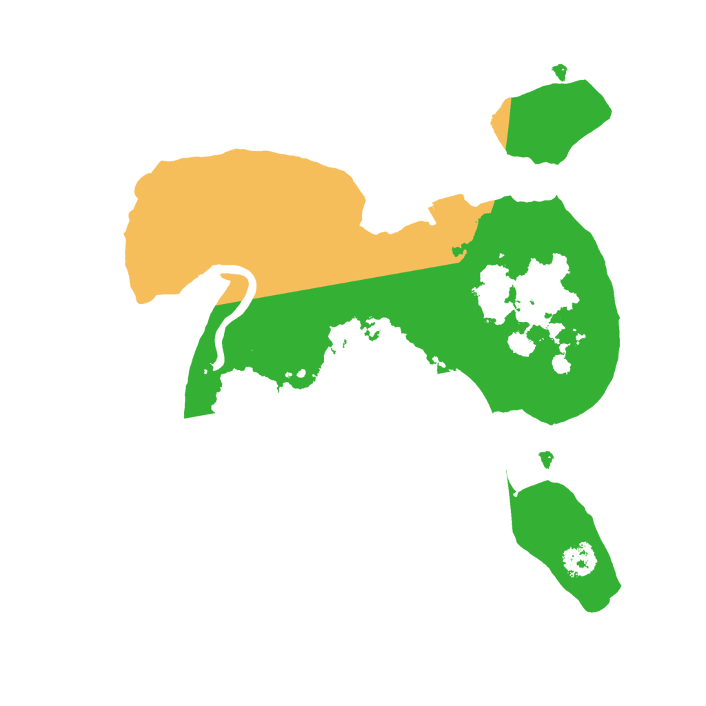 Biome Rust Map: Procedural Map, Size: 2200, Seed: 851870651