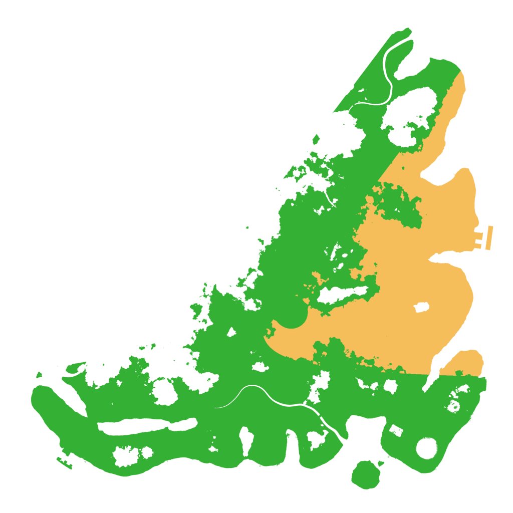 Biome Rust Map: Procedural Map, Size: 4300, Seed: 9025553