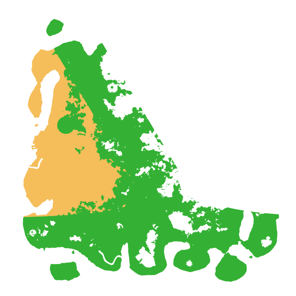 Biome Rust Map: Procedural Map, Size: 4500, Seed: 466403620