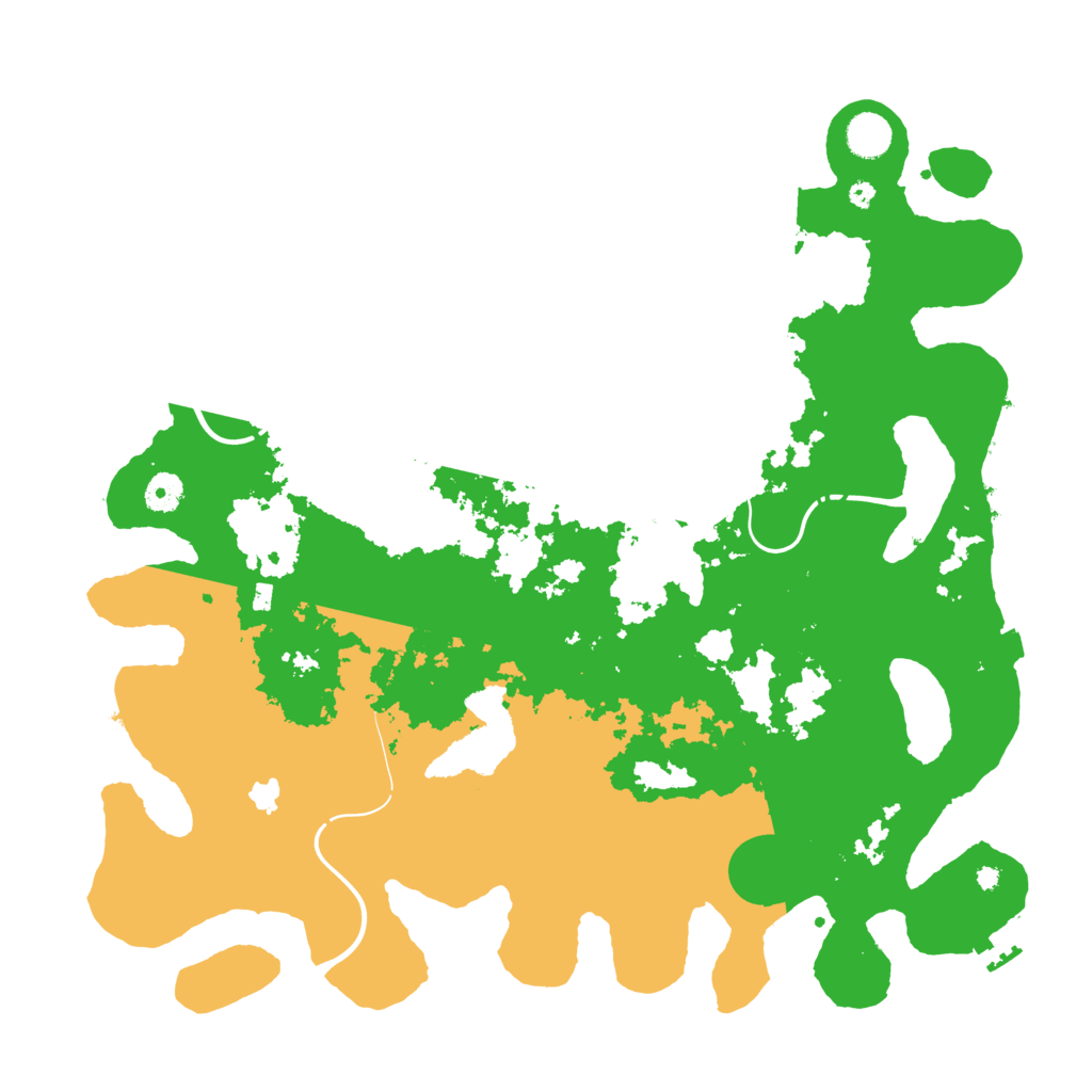 Biome Rust Map: Procedural Map, Size: 4250, Seed: 104784878