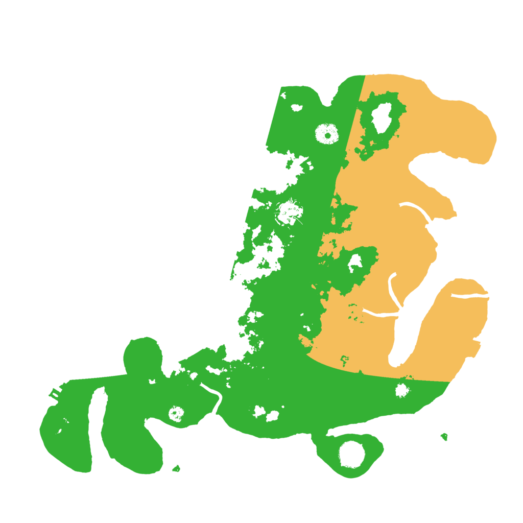 Biome Rust Map: Procedural Map, Size: 3550, Seed: 29528314