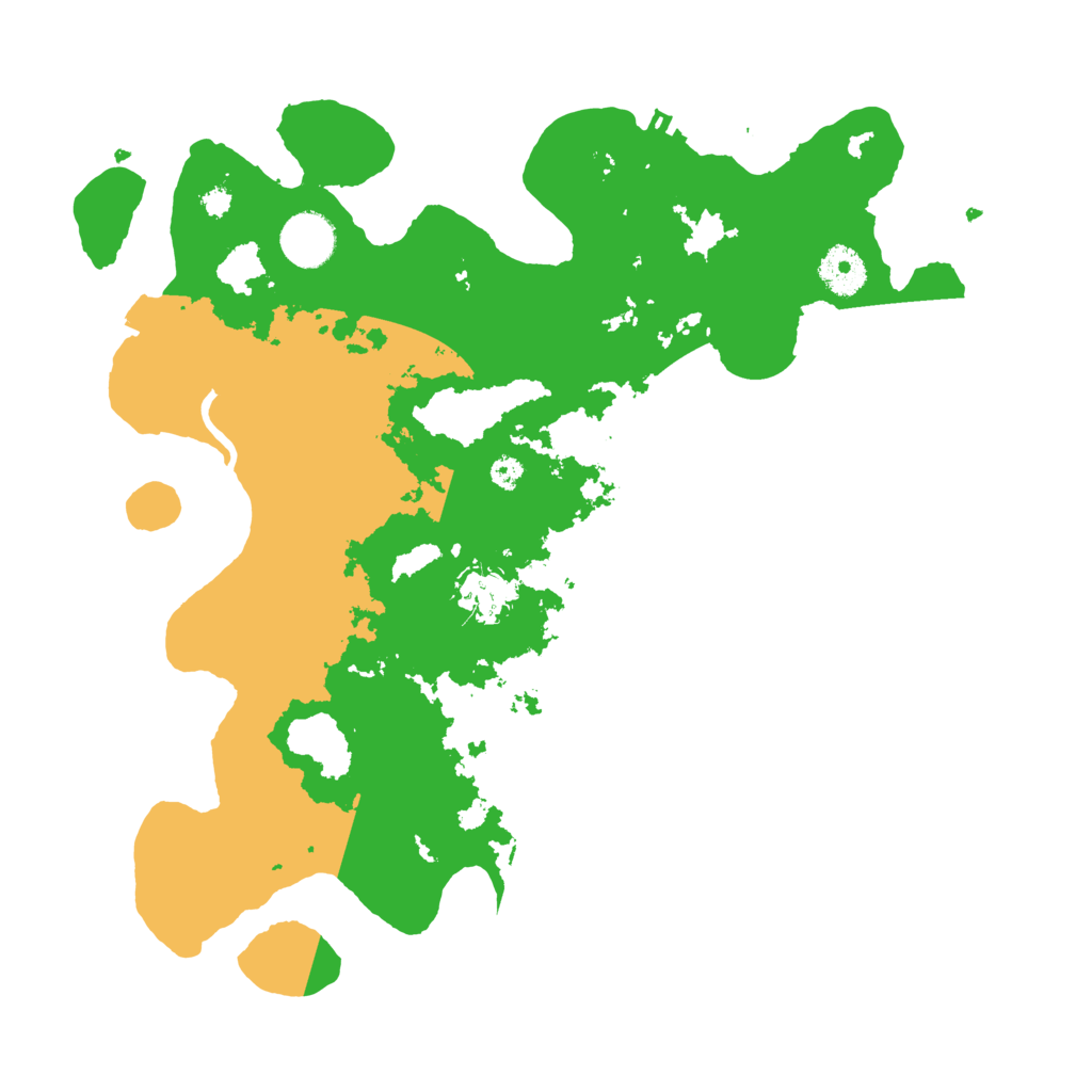Biome Rust Map: Procedural Map, Size: 3500, Seed: 169961