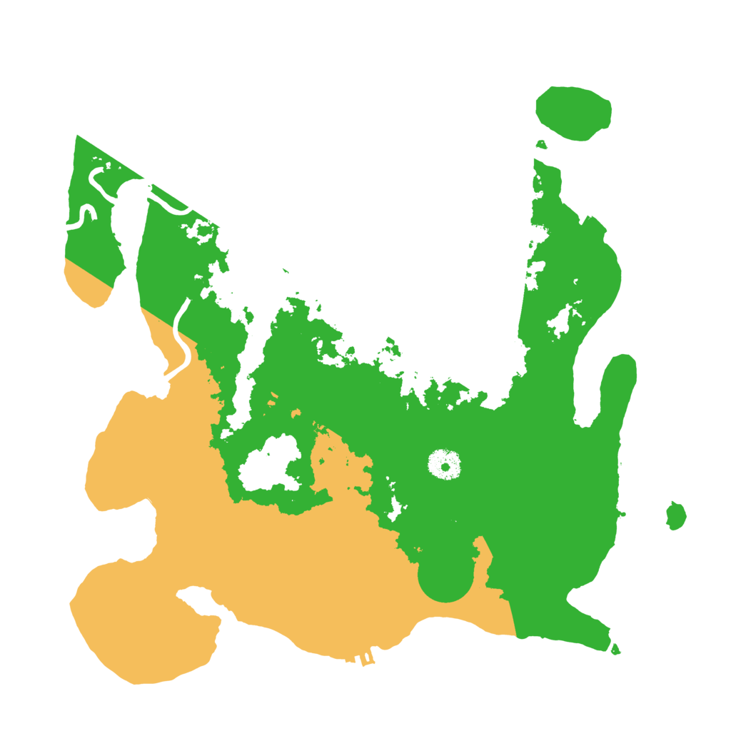 Biome Rust Map: Procedural Map, Size: 3450, Seed: 93491620