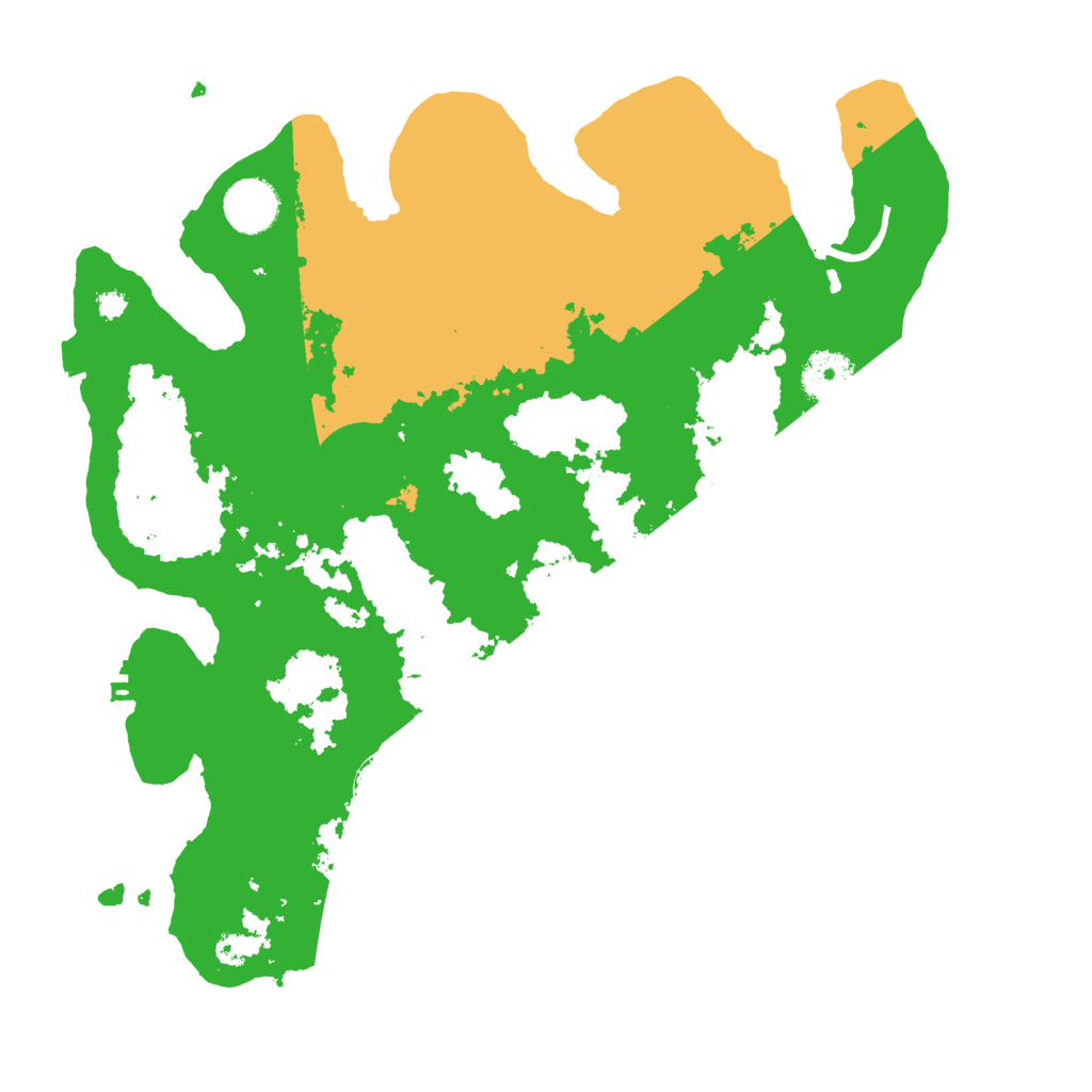 Biome Rust Map: Procedural Map, Size: 3500, Seed: 1496290587