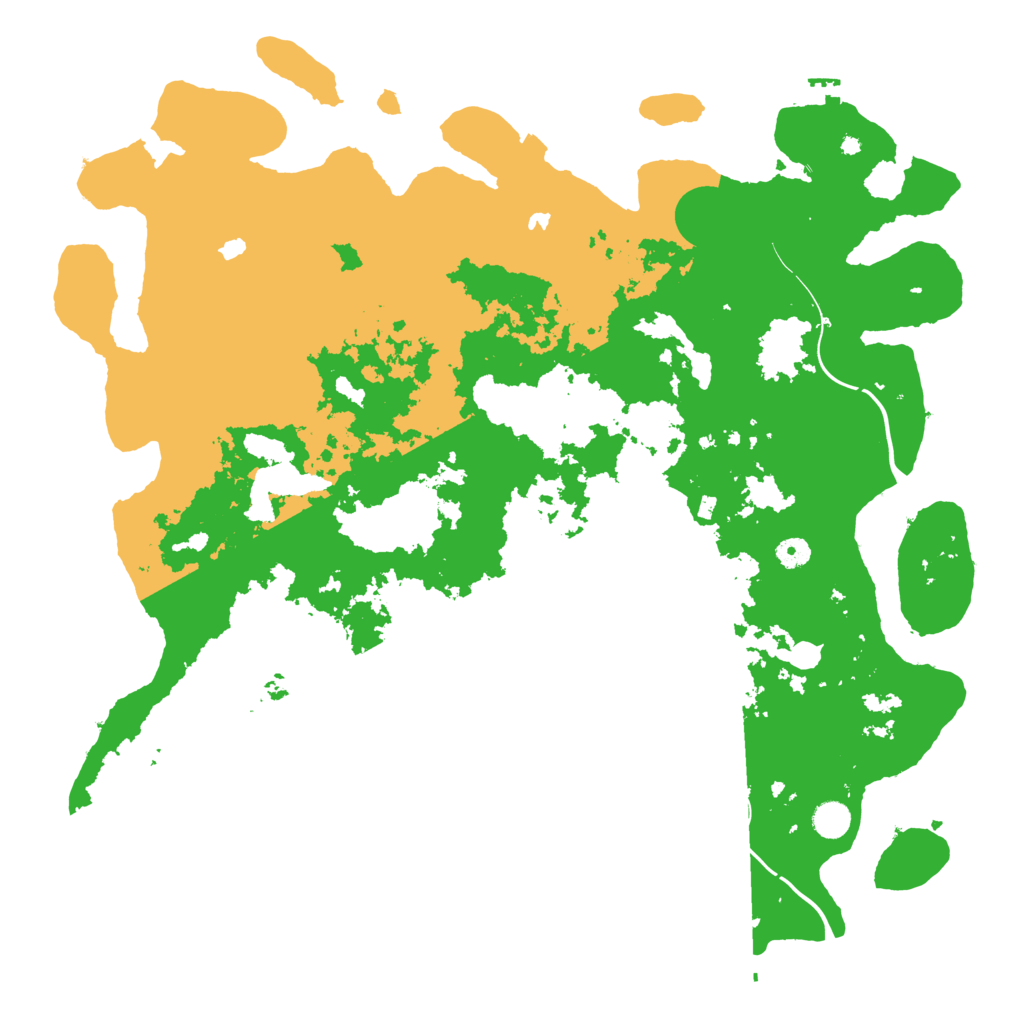 Biome Rust Map: Procedural Map, Size: 4800, Seed: 299880298