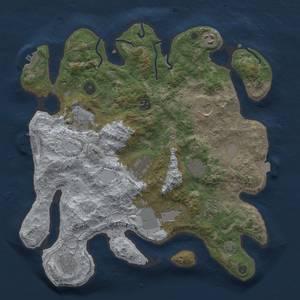 Thumbnail Rust Map: Procedural Map, Size: 3700, Seed: 1005173766, 17 Monuments