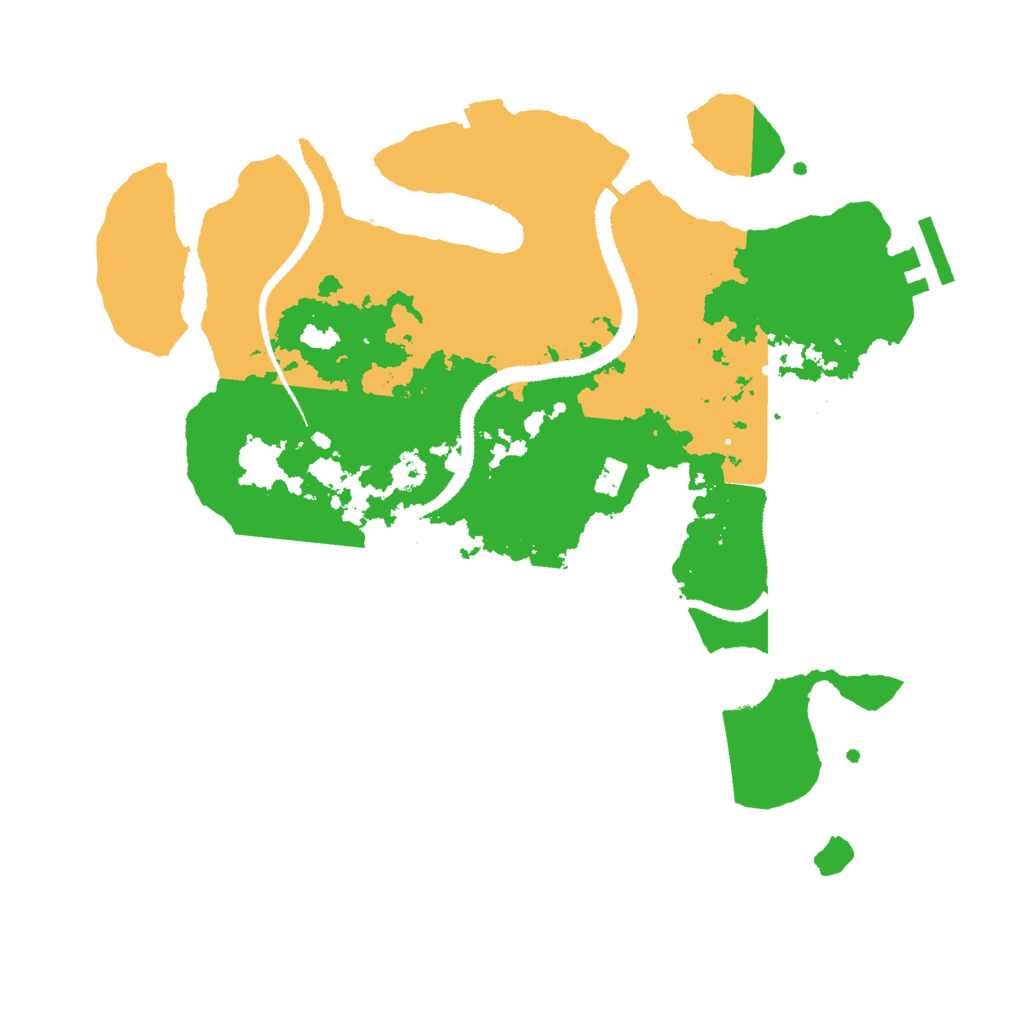 Biome Rust Map: Procedural Map, Size: 3000, Seed: 78324