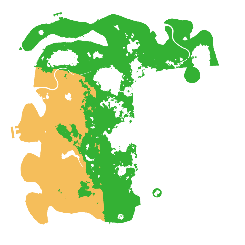 Biome Rust Map: Procedural Map, Size: 4250, Seed: 1105267603