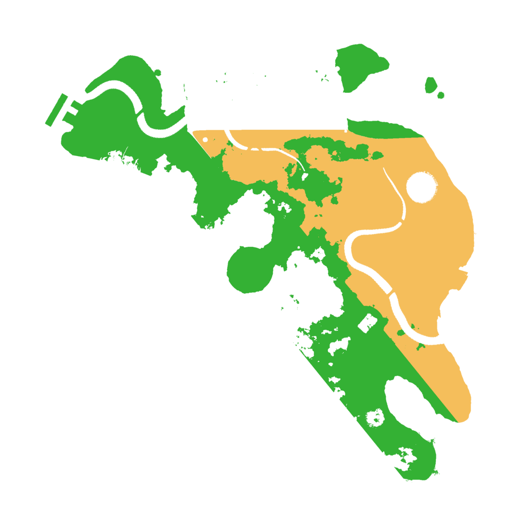 Biome Rust Map: Procedural Map, Size: 3000, Seed: 2103388670