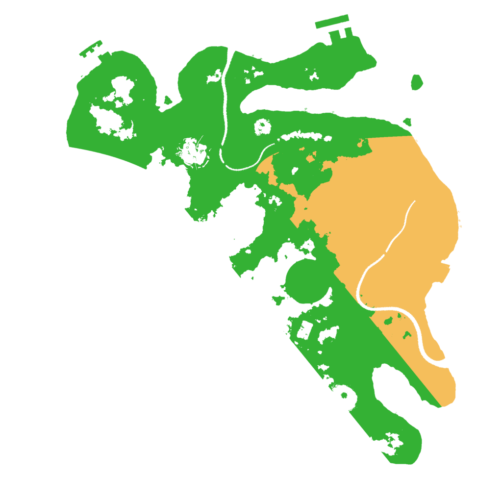 Biome Rust Map: Procedural Map, Size: 3000, Seed: 2103388670