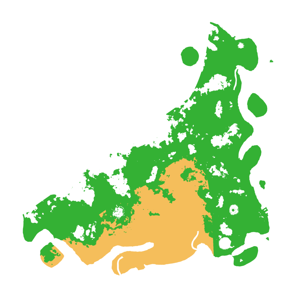 Biome Rust Map: Procedural Map, Size: 4500, Seed: 1418378822