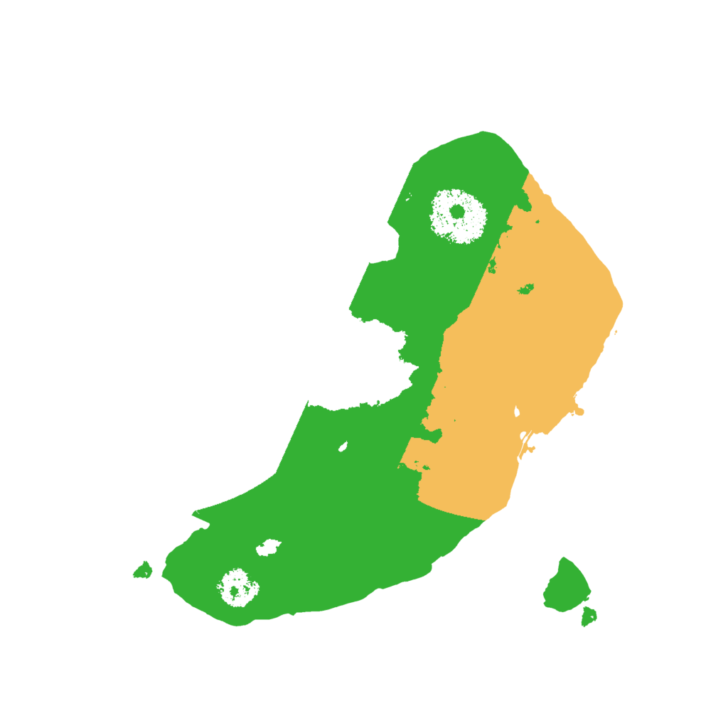 Biome Rust Map: Procedural Map, Size: 2000, Seed: 2117045187