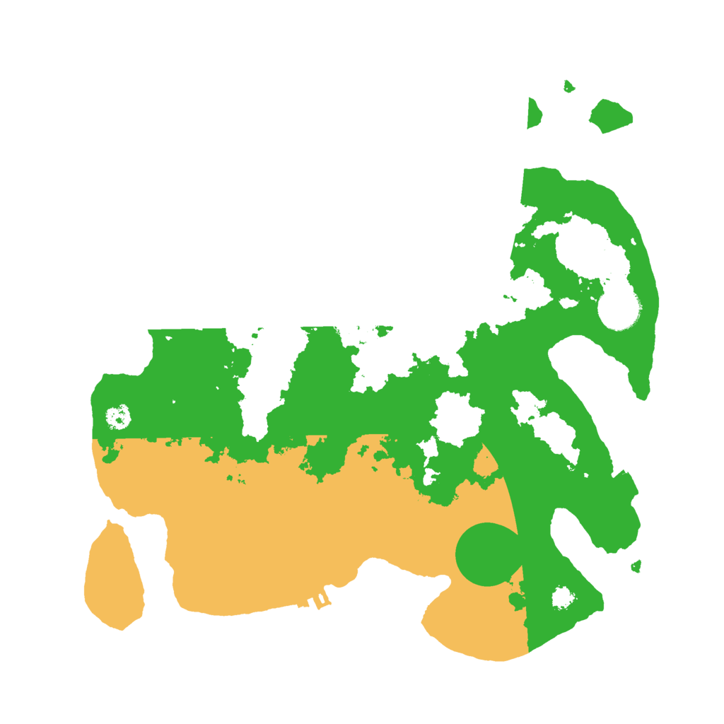 Biome Rust Map: Procedural Map, Size: 3000, Seed: 858355809