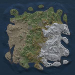 Thumbnail Rust Map: Procedural Map, Size: 4250, Seed: 1318565295, 19 Monuments